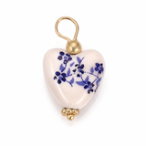 Porcelain Blue & White Heart HF032