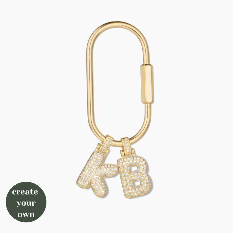 The Initial Bag Charm