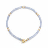 THE PENDANT BAR | BLUE LACE AGATE BEADED BASE