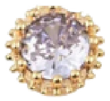 June Birthstone Light Amethyst ZB006