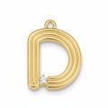 Pendant Bar Letter D (SATIN) PLET004