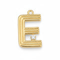 Pendant Bar Letter E (SATIN) PLET005