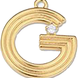 Pendant Bar Letter G (SATIN) PLET007