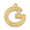 Pendant Bar Letter G (SATIN) PLET007