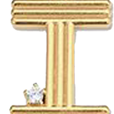 Pendant Bar Letter I (SATIN) PLET009