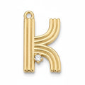 Pendant Bar Letter K (SATIN) PLET011