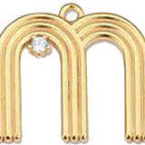 Pendant Bar Letter M (SATIN) PBAR013