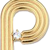 Pendant Bar Letter P (SATIN) PBAR016
