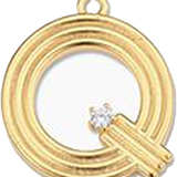 Pendant Bar Letter Q (SATIN) PBAR017