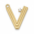 Pendant Bar Letter V (SATIN) PBAR022