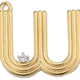 Pendant Bar Letter W (SATIN) PBAR023