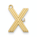 Pendant Bar Letter X (SATIN) PBAR024