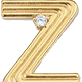 Pendant Bar Letter Z (SATIN) PBAR026