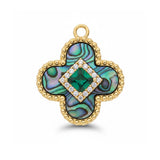 Green Iridescent Clover