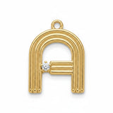 PENDANT BAR LETTER A (SATIN) PLET001
