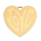 Focal Bag Charm: LOVE Heart Pendant P002