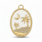 THE PALM PARADISE PENDANT