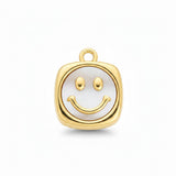 Mother of Pearl Smiley Face S027