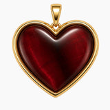 THE PUFFY GEMSTONE HEART | GARNET