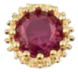 July  Birthstone Ruby ZB007