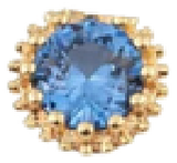 December Birthstone Mid-tone Blue ZB012