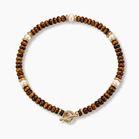 TIGER'S EYE BEADED NECKLACE BASE