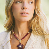 THE GROOVY GEMSTONE FLOWER | GARNET