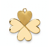 Medium 4-Leaf Clover Hearts HF015