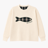 FISH WAFFLE TOP | SEA SALT