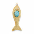 THE GOLD FISHY | TEAL AMAZONITE