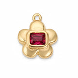 Flower with Pink Gem HF014