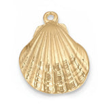 Gold Shell Pendant P034