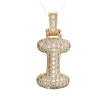 Focal Bag Charm: Pave Letter I Bag Charm BC039