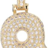 Pave Letter Q Bag Charm BC047
