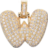 Focal Bag Charm: Pave Letter W Bag Charm BC053