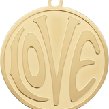 LOVE Circle Pendant P003