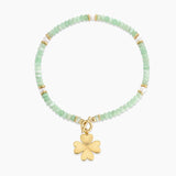 PENDANT BAR FAVE | THE LUCKY CLOVER ON GREEN AVENTURINE