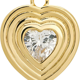 Small Heart With Gem HF005
