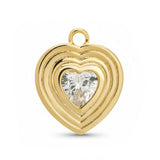 Small Heart With Gem HF005