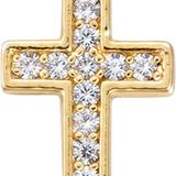 Tiny Cross With Pave S029